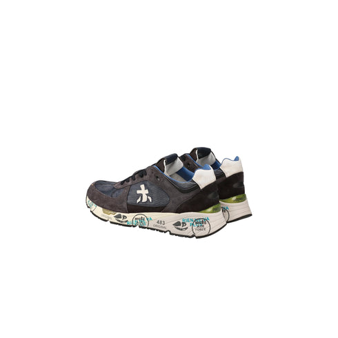 Sneakers Uomo Mase 7819 scamosciata, con logo laterale a contrasto
